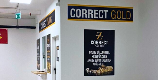 Correct Gold aranykereskedés Self Store Plaza | © Correct Gold aranykereskedés Self Store Plaza