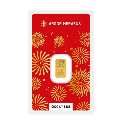Argor Heraeus Ló éve 1 gramm aranylapka | © Correct Gold