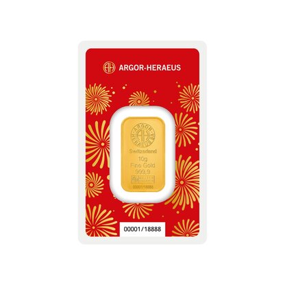 Argor Heraeus Ló éve 10 gramm aranylapka | © Correct Gold
