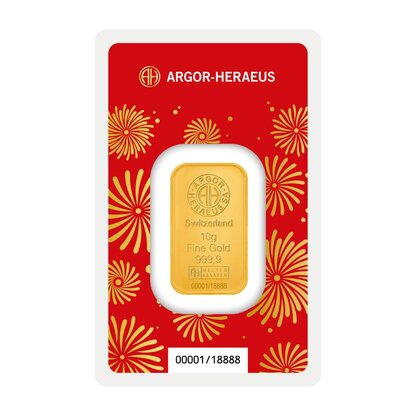 Argor Heraeus Ló éve 10 gramm befektetési aranylapka | © Correct Gold