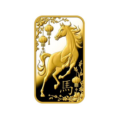 Argor Heraeus Ló éve aranylapka | © Correct Gold