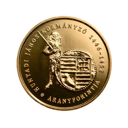 Befektetési aranyérme - Hunyadi János aranyforintja arany emlékérme | © Gorrect Gold