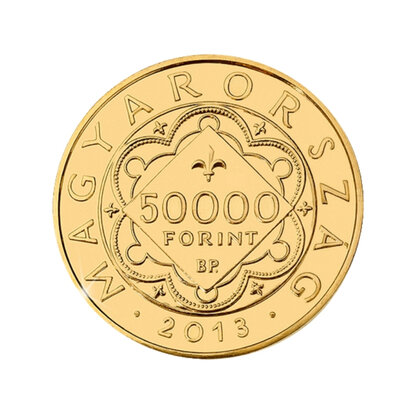 Befektetési aranyérme - I. Lajos aranyforintja arany emlékérme | © Correct Gold